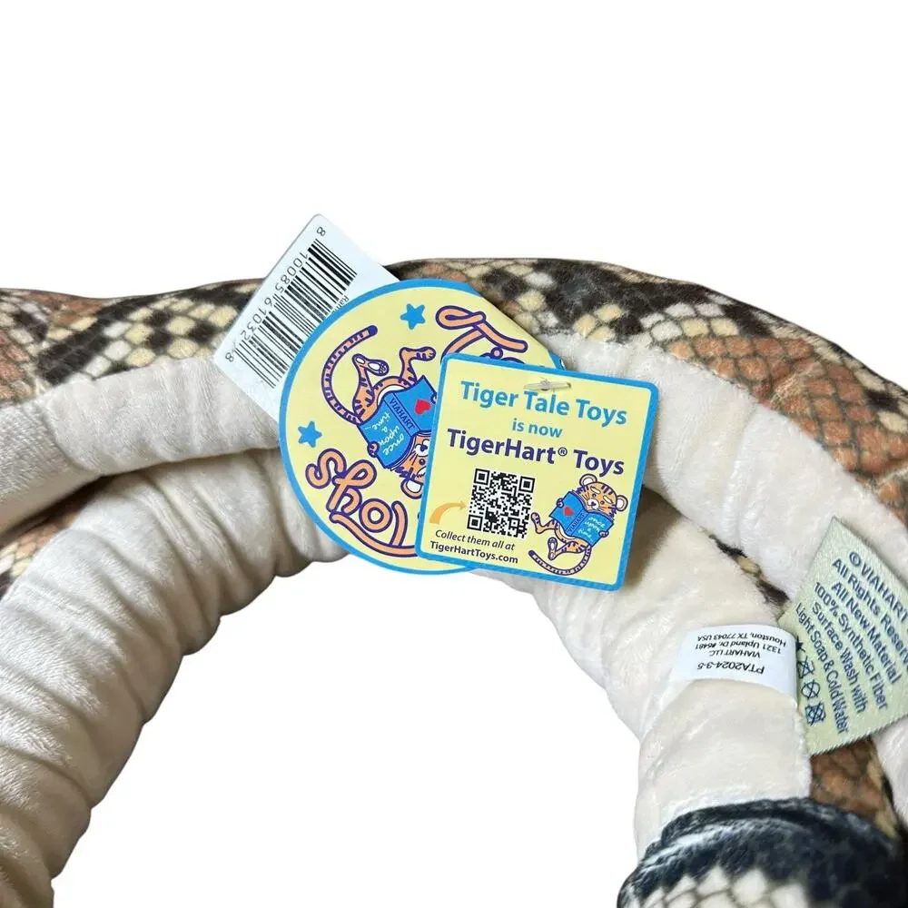 Tiger Tale Toys Rambo the Rattlesnake Plush Stuffed Animal 55